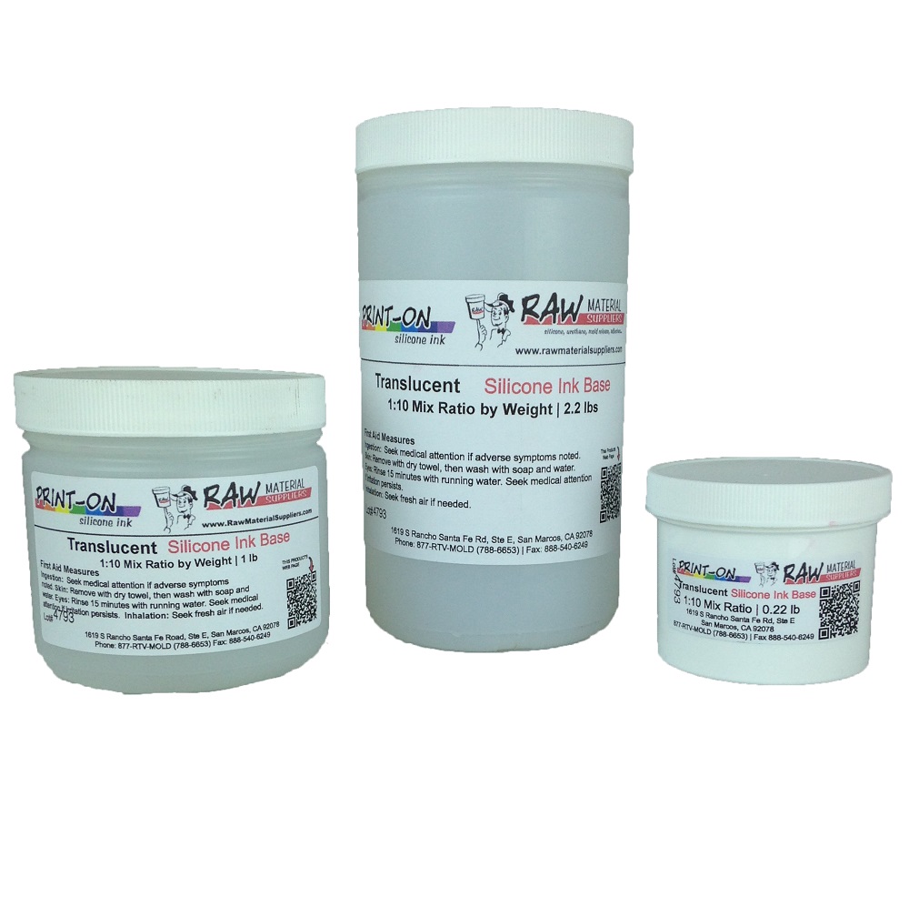 Print-On® Clear Silicone Ink - Raw Material Suppliers