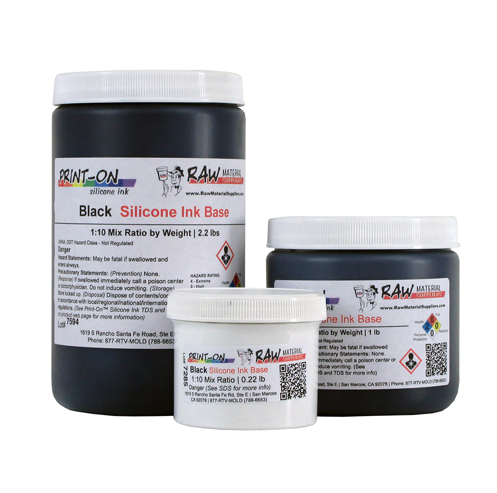 PrintOn® Black Silicone Ink Raw Material Suppliers
